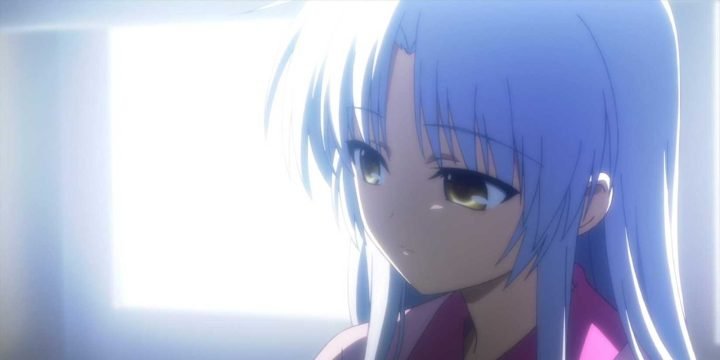 Kanade Tachibana (Angel) với đôi cánh thiên thần, biểu tượng của sự thanh thản và những tiếc nuối
