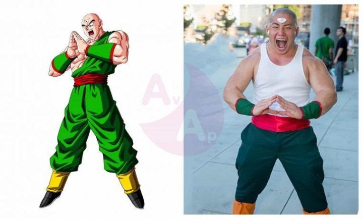 Cosplay Tien Shinhan nghiêm túc và đạo đức