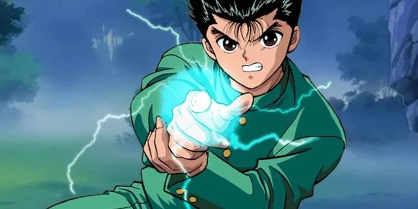 Yusuke Urameshi từ Yuyu Hakusho, series shonen có phong cách chiến đấu chịu ảnh hưởng Dragon Ball