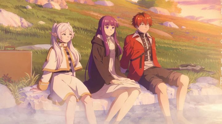 Frieren và nhóm bạn trong key art chính thức của Frieren Beyond Journey's End mùa 2, một trong những anime được mong đợi 2026