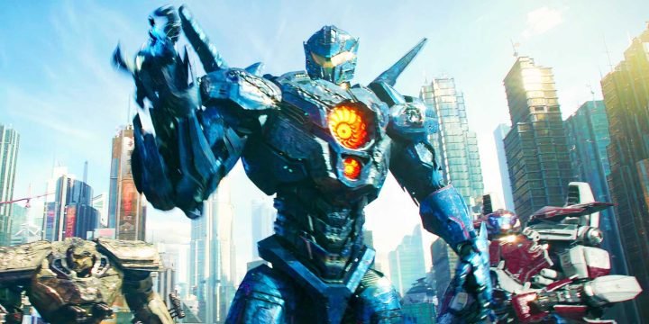 Các Jaeger khổng lồ trong Pacific Rim, mang phong cách mecha anime