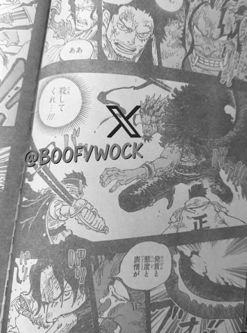 Roger và Garp tiếp tục chiến đấu sau cú va chạm Haki trong One Piece chương 1165 tại God Valley