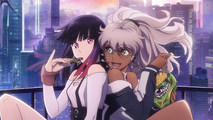 Rouge, nhân vật chính của Metallic Rouge, series anime thiếu nhịp điệu kể chuyện.