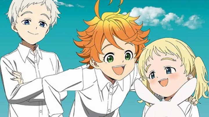 Ba nhân vật chính của The Promised Neverland mùa 2, một trong những anime đáng thất vọng nhất.