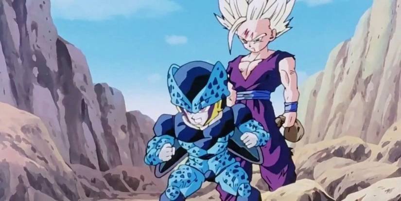 Gohan Super Saiyan 2 tàn bạo đối phó Cell Jrs trong Dragon Ball Z manga