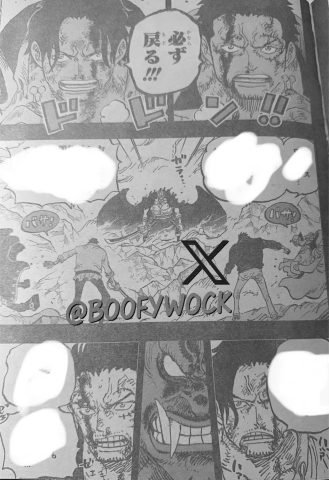 Khoảnh khắc trước đòn kết hợp Haki Bá Vương của Roger và Garp trong One Piece chương 1165