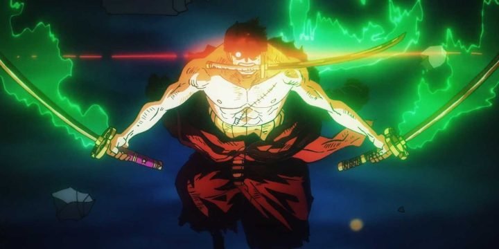 Roronoa Zoro tuyên bố mình là "King of Hell", thể hiện ý chí sắt đá và khí chất mạnh mẽ.